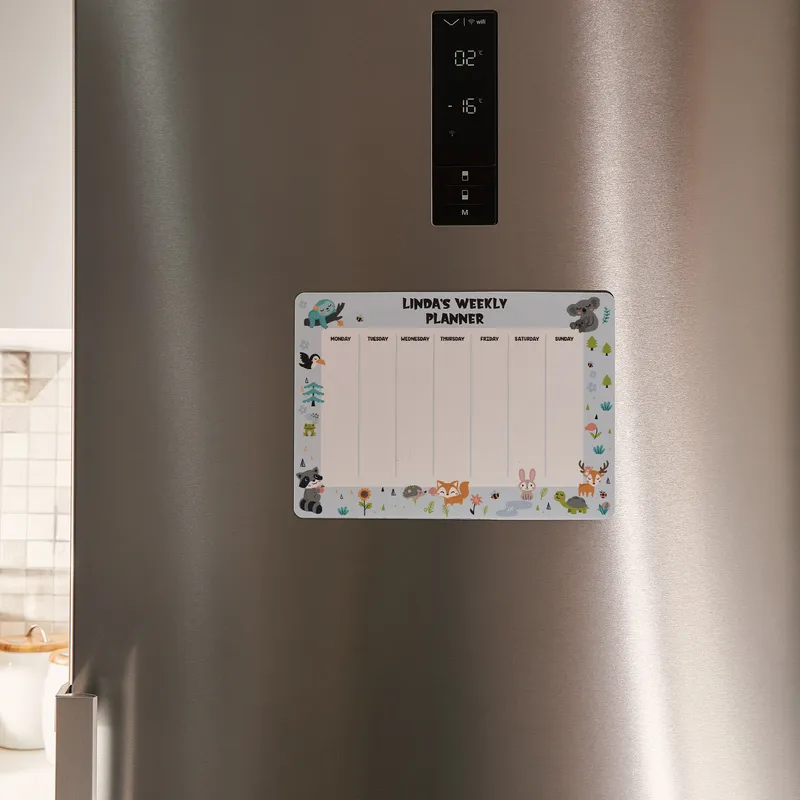 Personalised Kids Weekly Planner for School and Home