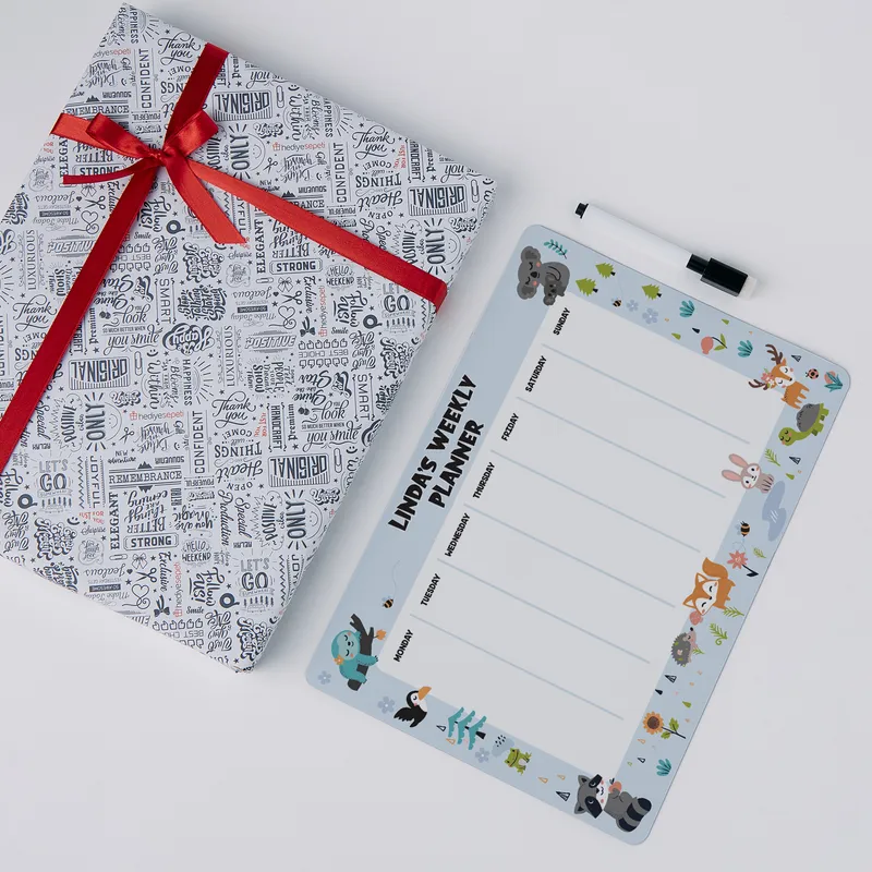 Personalised Kids Weekly Planner for School and Home