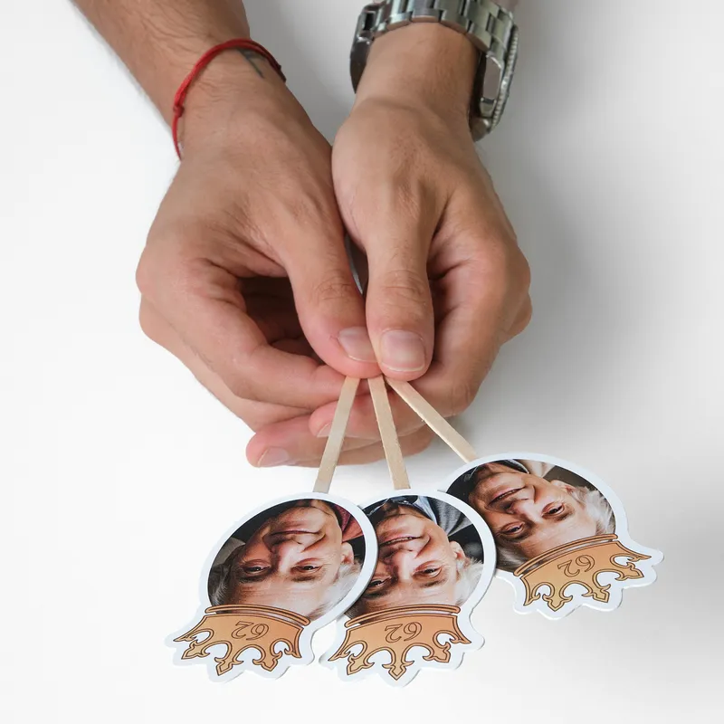 Personalized King Crown Photo Birthday Party Decoration