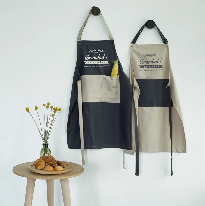 Personalised Grandad's Kitchen Apron - Custom Cooking Gift