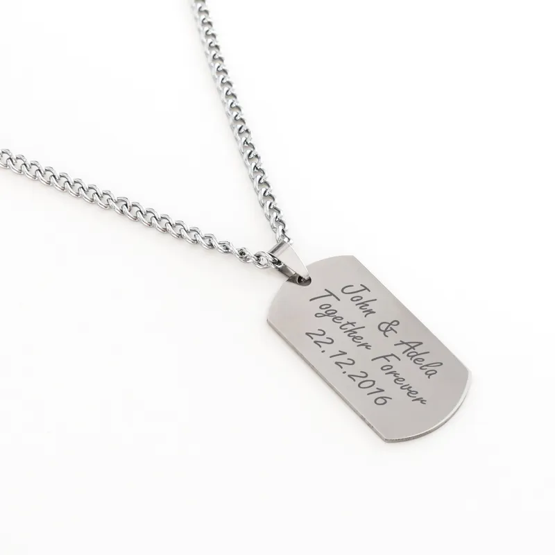 Personalized Laser Printed Dog Tag