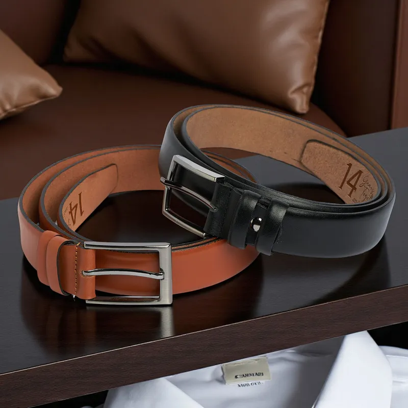 Personalized Leather Belt Anniversary Gift for Him