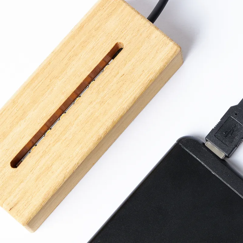 Personalized Line Art LED Lamp with Family Photo