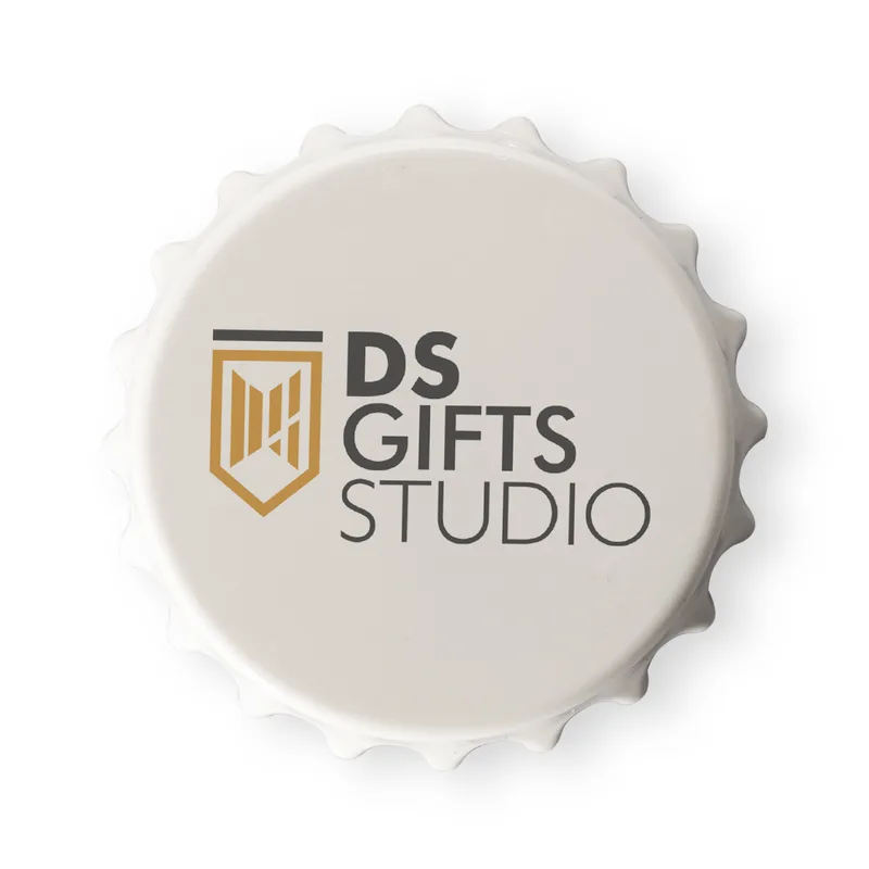 Personalized Logo Printed Cap Opener Magnet Set