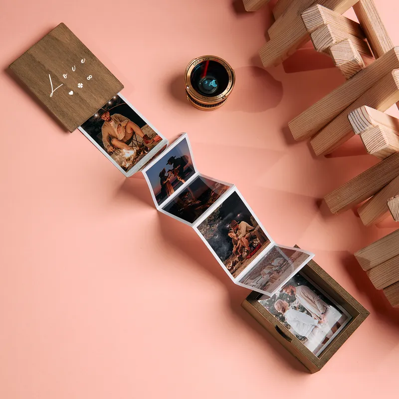 Personalized Love Accordion Photo Box