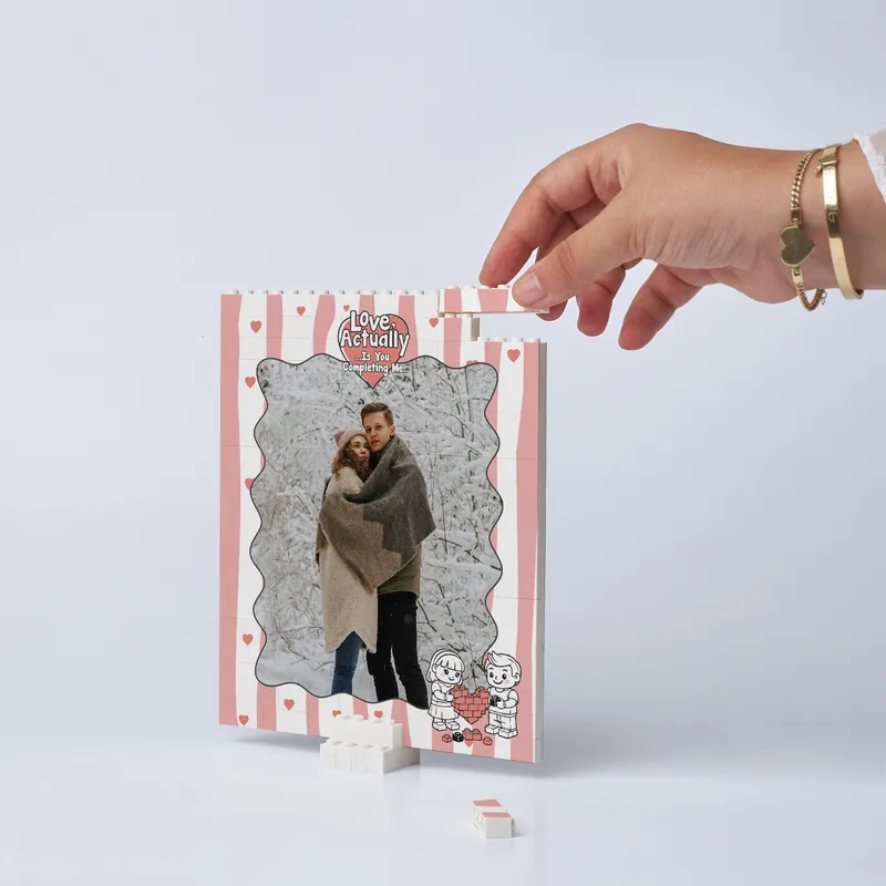 Personalised Love Block Puzzle Photo Gift