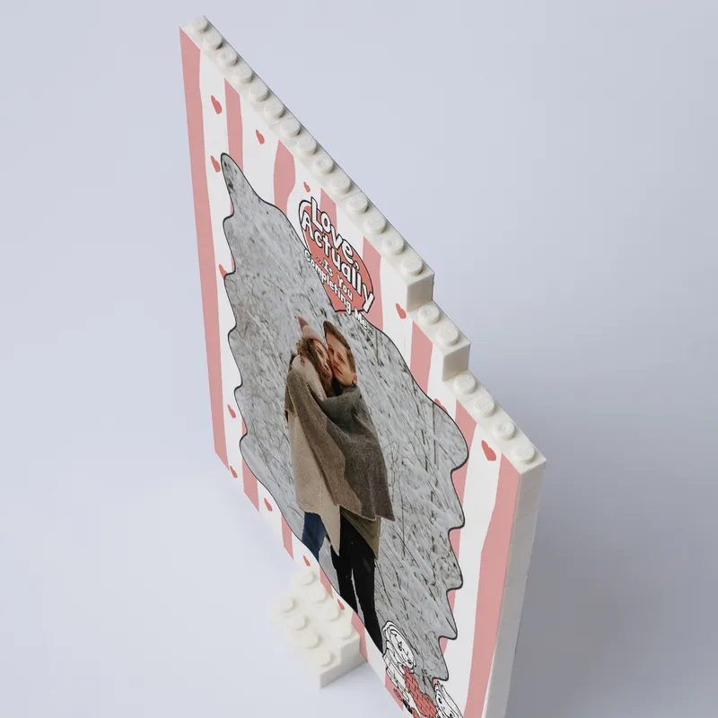 Personalised Love Block Puzzle Photo Gift