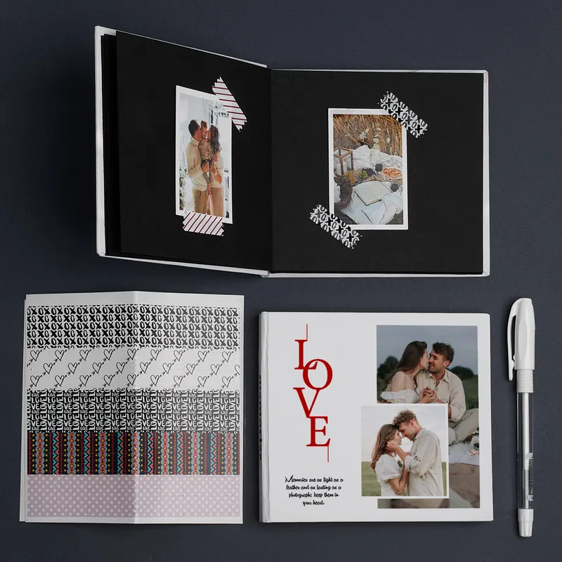 Personalised Love Design Photo Album Journal