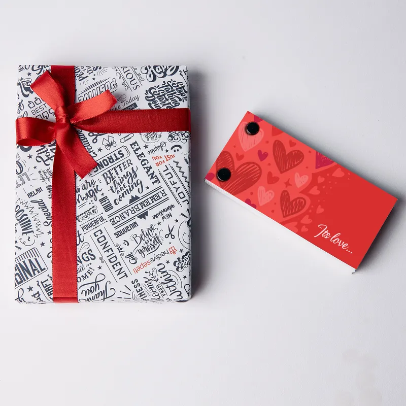Personalized Love Flipbook Keepsake Gift for Valentine's Day - Horizontal