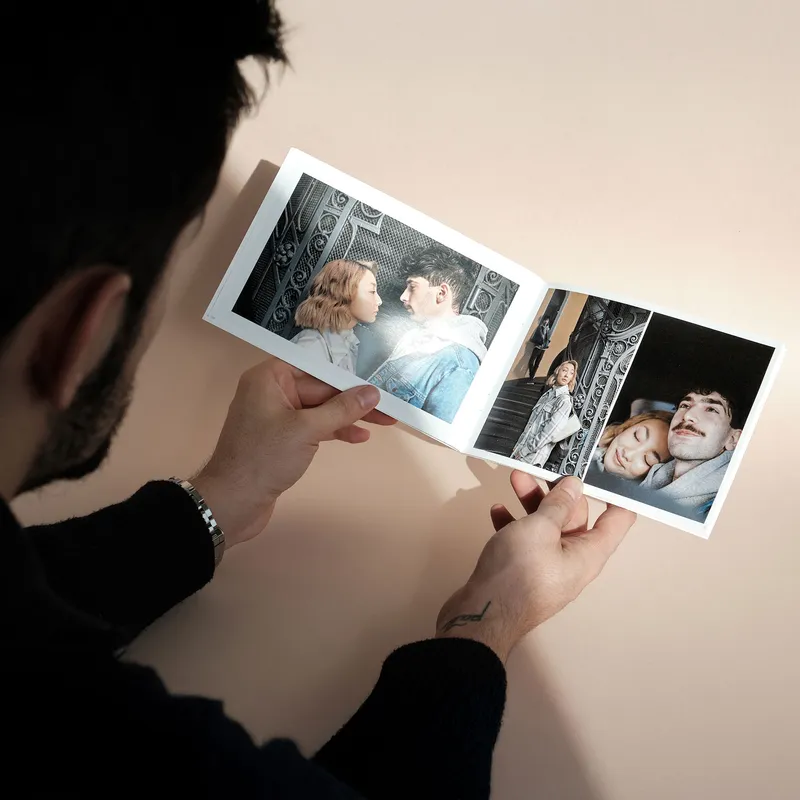 Personalized Love Memories Photo Album with 100 Pictures