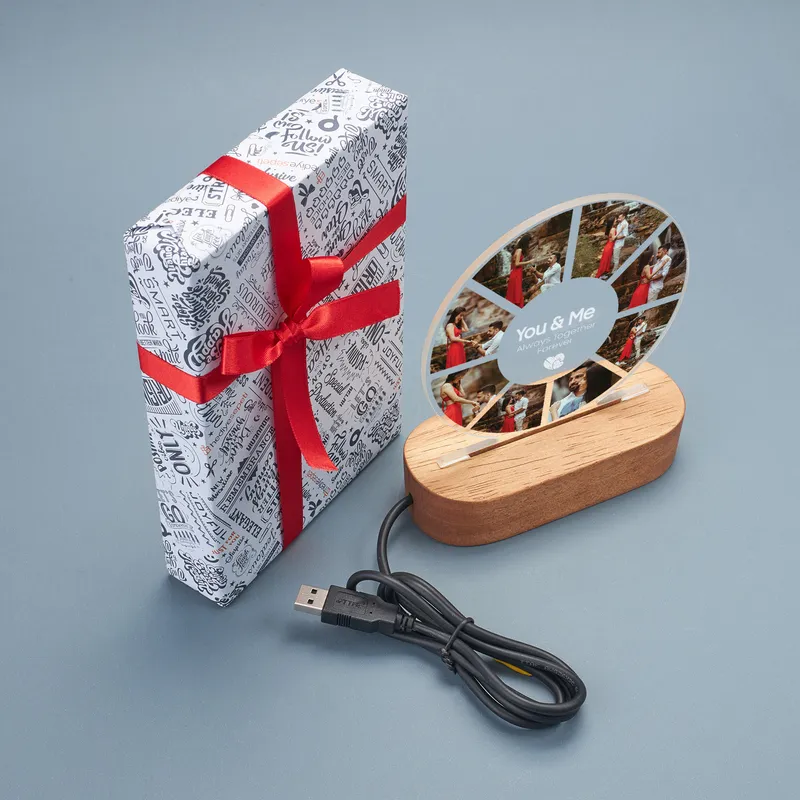 Personalized Love Photo Lamp for Couples