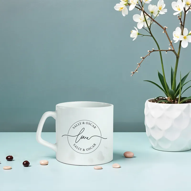 Personalized Love Series Minimal Coffee Mug