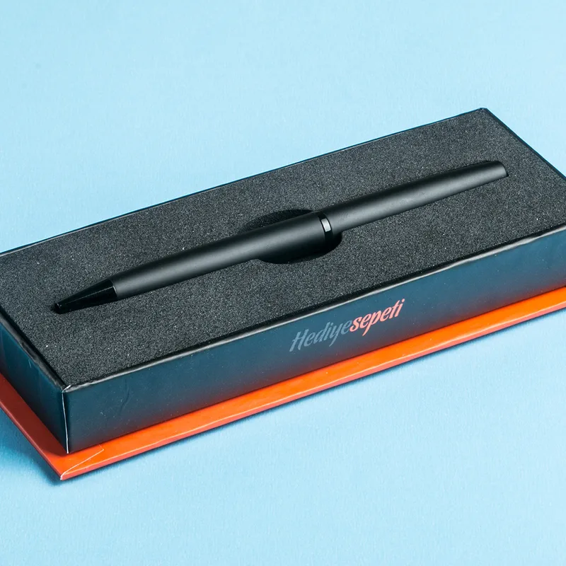 Personalised Matte Black Engraved Ballpoint Pen Gift