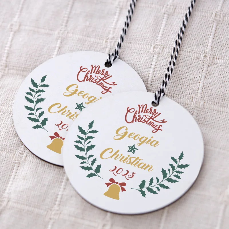 Personalized MDF Christmas Tree Decoration