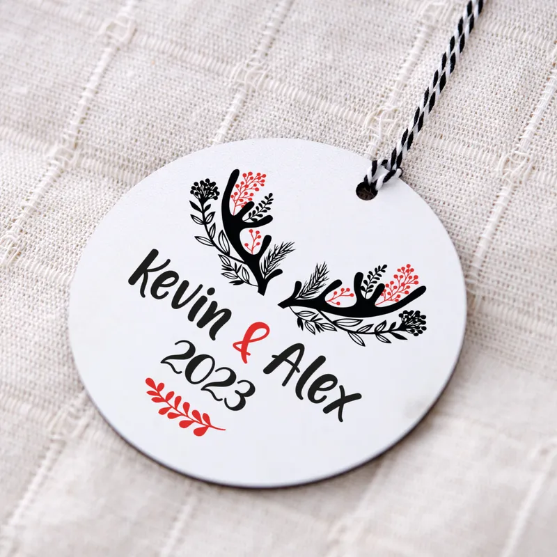 Personalized MDF Christmas Tree Ornament