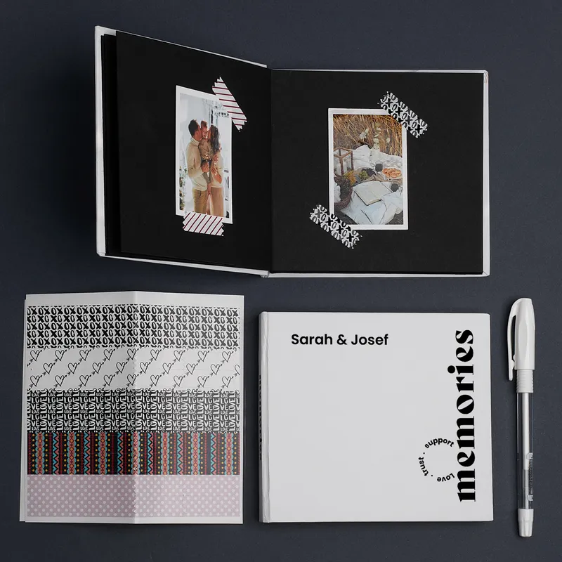 Personalized Memories Album Journal with 35 Photos