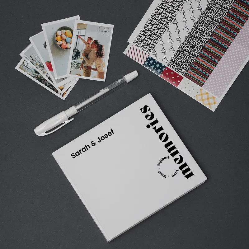 Personalized Memories Album Journal with 35 Photos