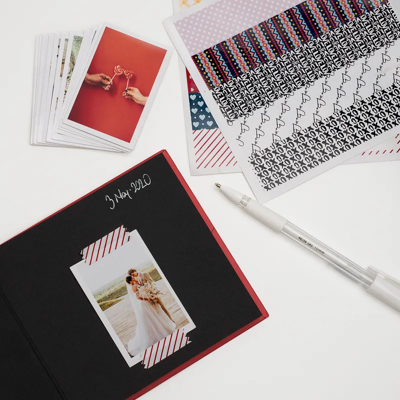 Personalised Memory Album with 35 Photo Prints