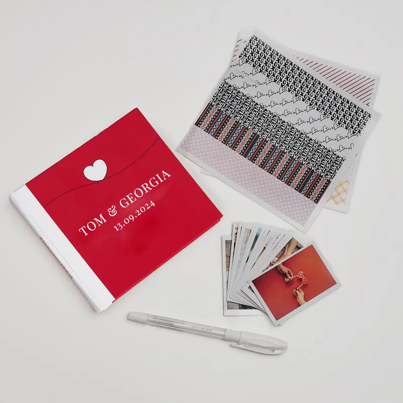 Personalised Memory Album with 35 Photo Prints