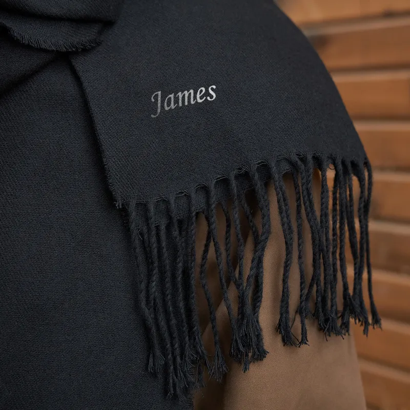Personalized Men's Scarf with Name