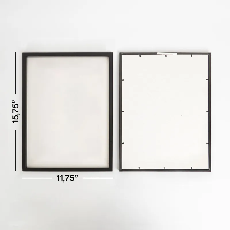 Personalized Message and Photo Black Picture Frame for Couples and Family Gift