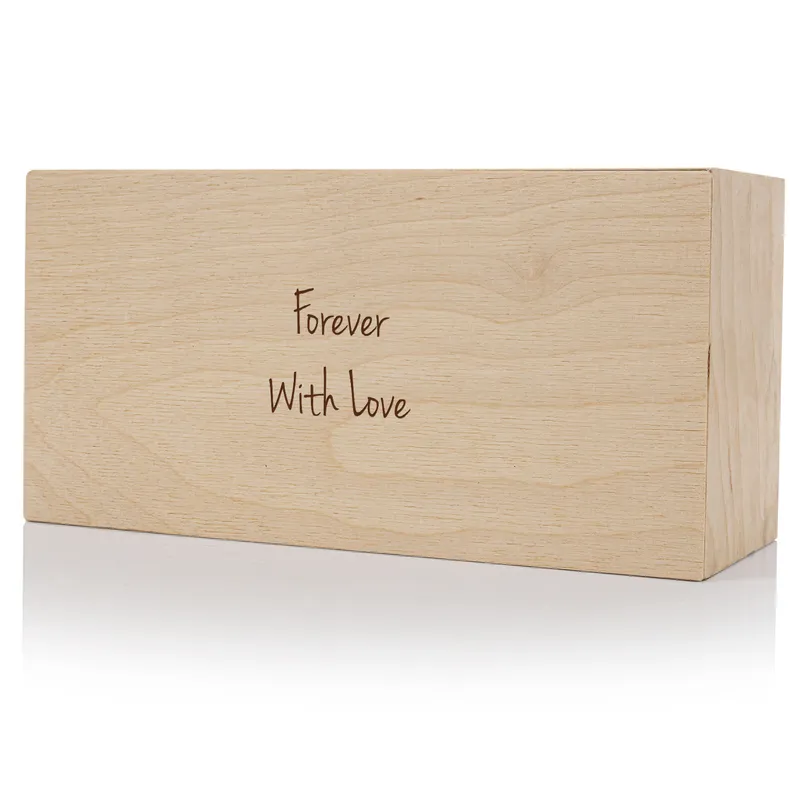 Personalized Message Wooden Whiskey Gift Set