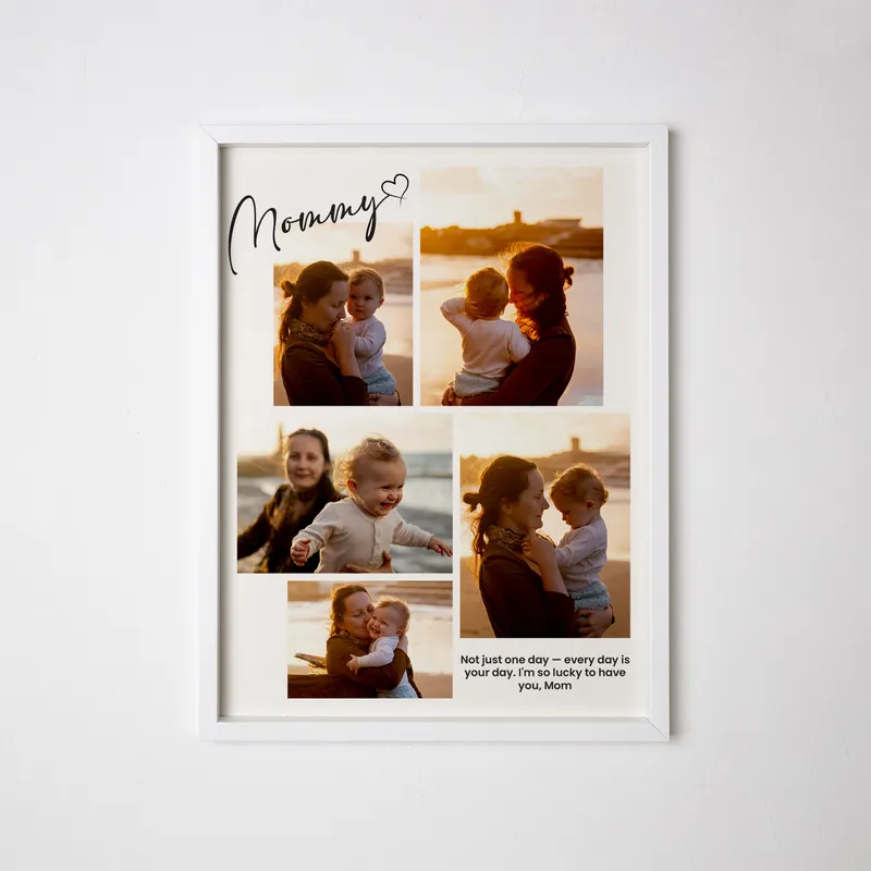 Personalized Mom Photo Collage Frame Keepsake