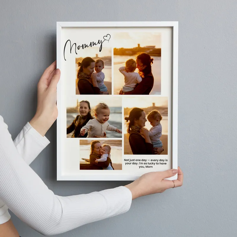 Personalized Mom Photo Collage Frame Keepsake