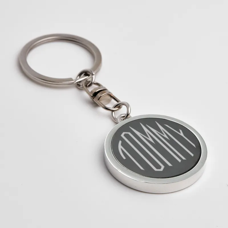 Personalized Monogram Metal Keychain