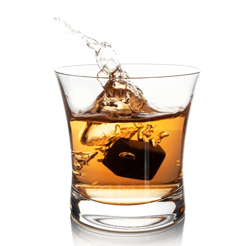 Personalised Monogram Wooden Whiskey Glass Set