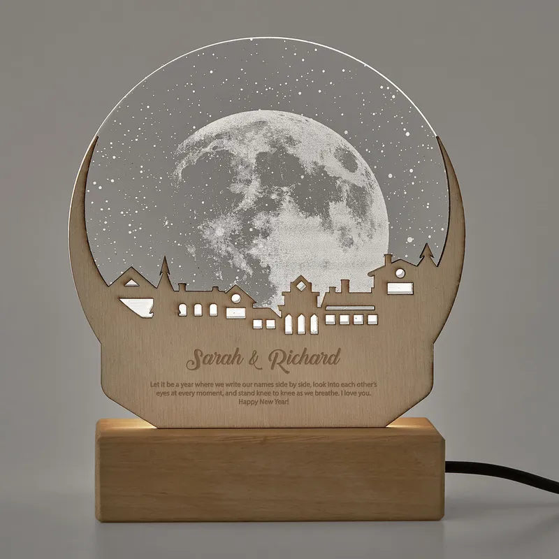Personalized Moonlight Night Lamp Keepsake Gift