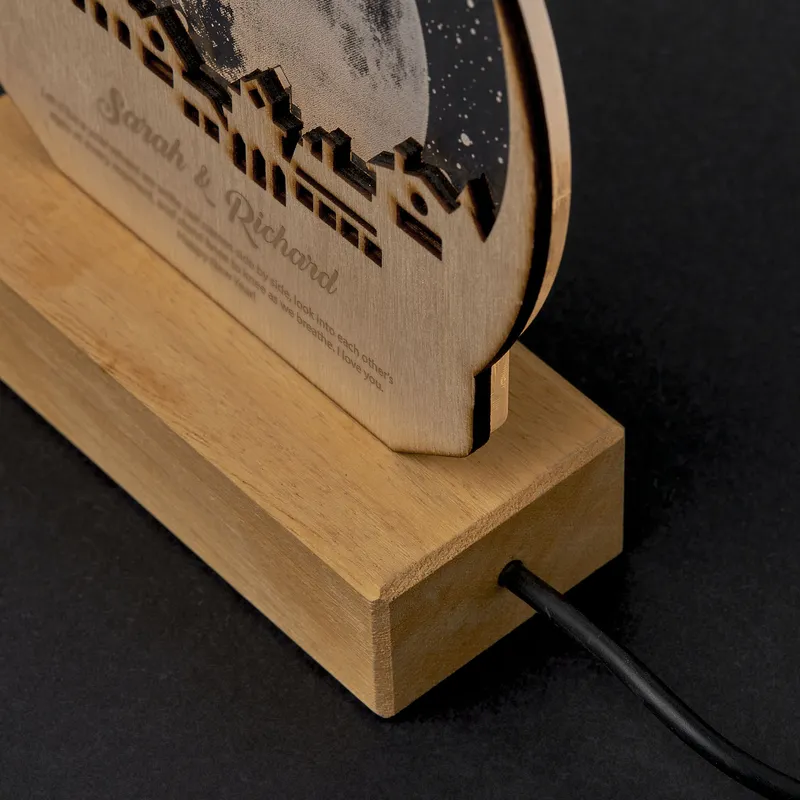 Personalized Moonlight Night Lamp Keepsake Gift