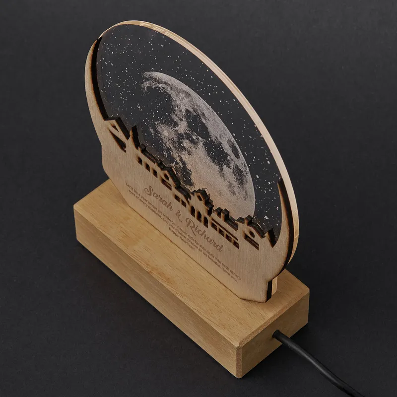 Personalized Moonlight Night Lamp Keepsake Gift