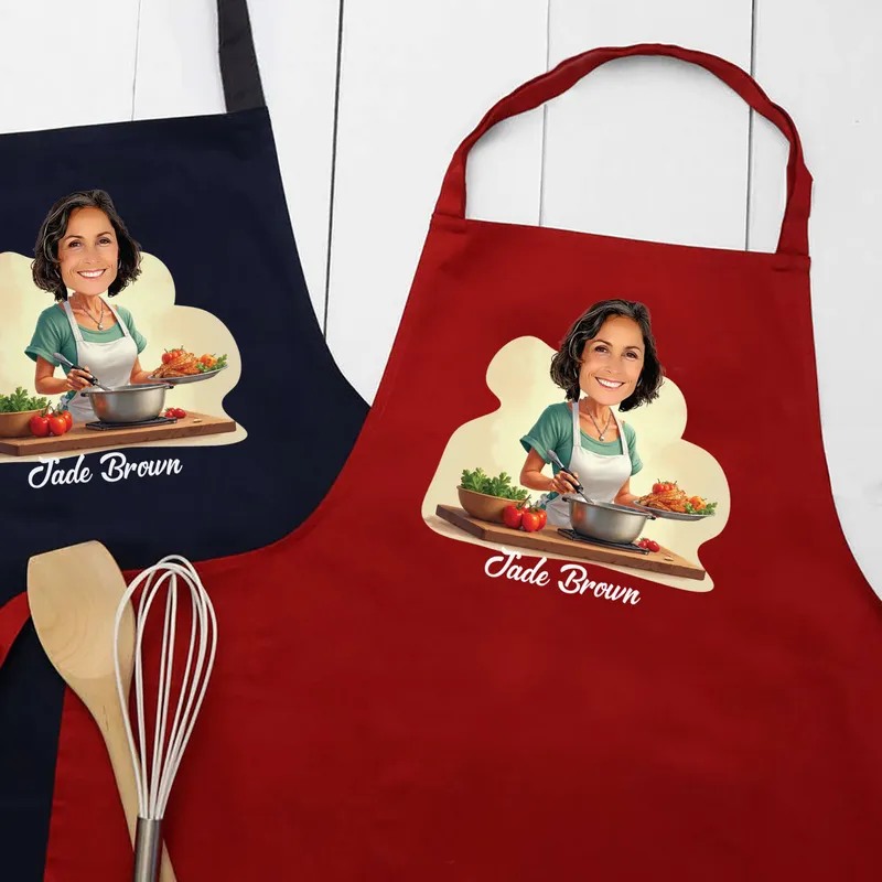 Personalized Mother's Day Cartoon Design Apron