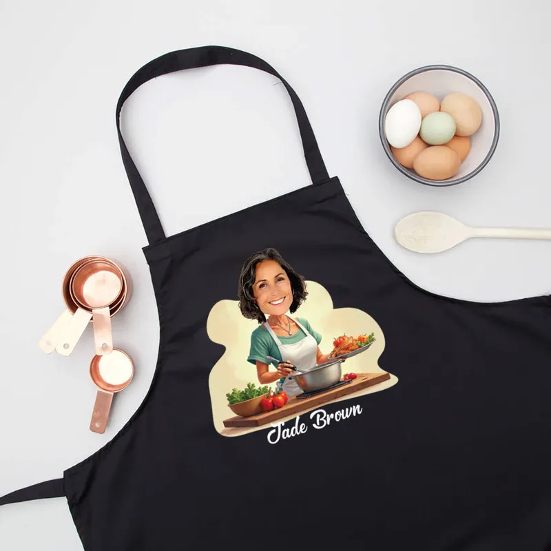 Personalized Mother's Day Cartoon Design Apron