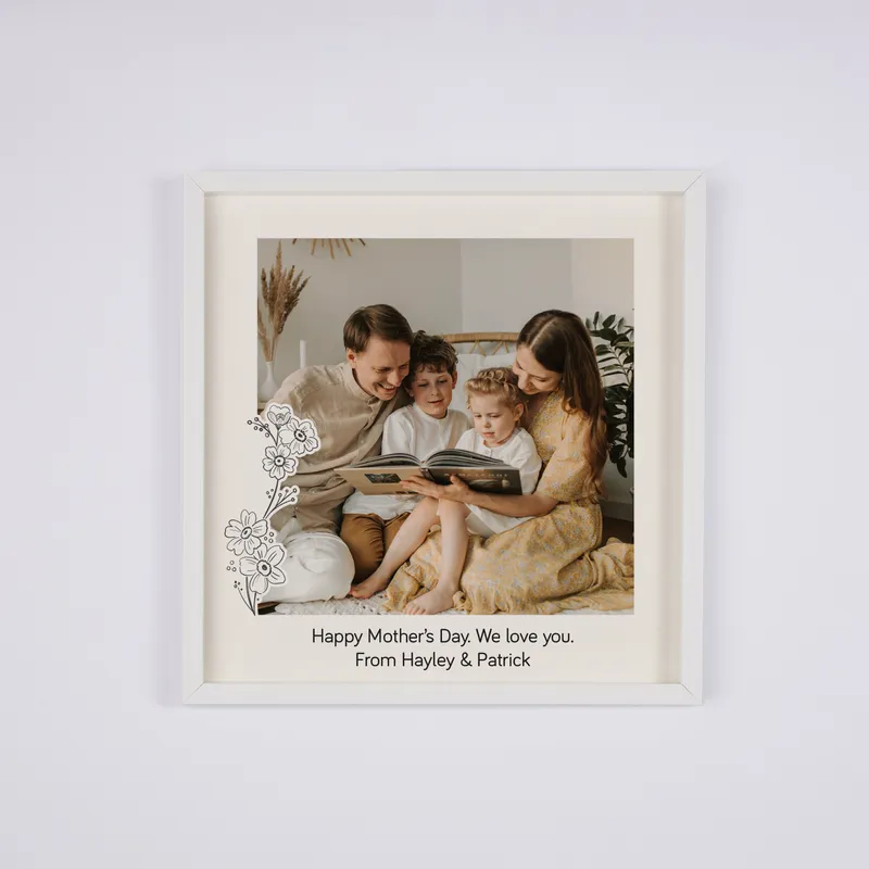 Personalized Mother’s Day Square Photo Frame