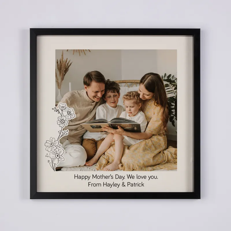 Personalized Mother’s Day Square Photo Frame