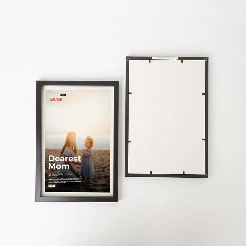 Personalized Movie Poster Frame for Mom's Special Day 8x12