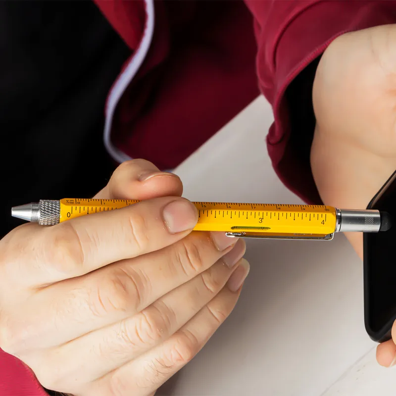 Personalized Multifunction Pen with Ruler, Spirit Level, Screwdriver