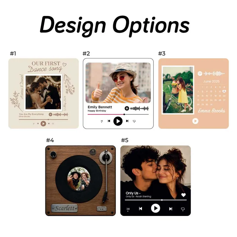 Personalized Music Player Magnet with Bluetooth and Voice