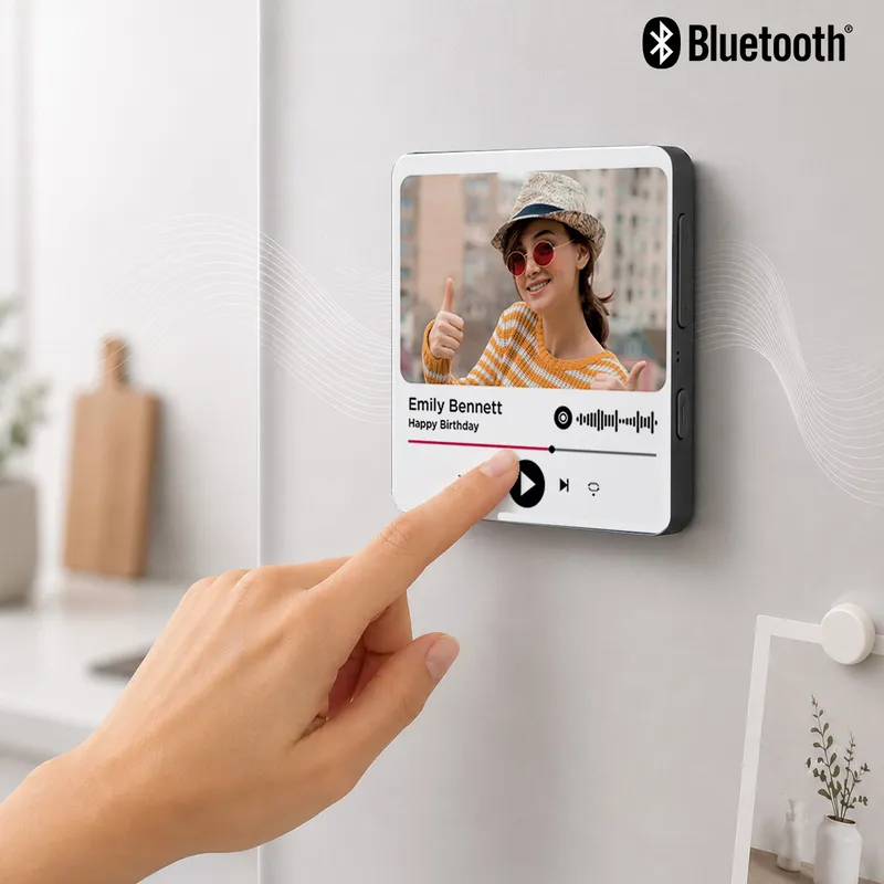 Personalized Music Player Magnet with Bluetooth and Voice