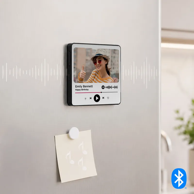 Personalized Music Player Magnet with Bluetooth and Voice