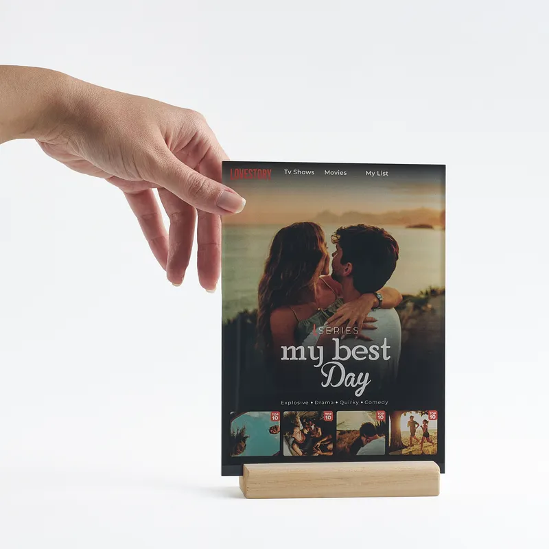 Personalized My Best Day LoveStory Acrylic Plaque