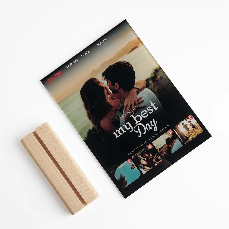 Personalized My Best Day LoveStory Acrylic Plaque