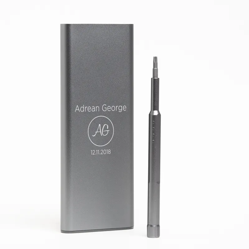 Personalized Name and Date Engraved Screwdriver Set