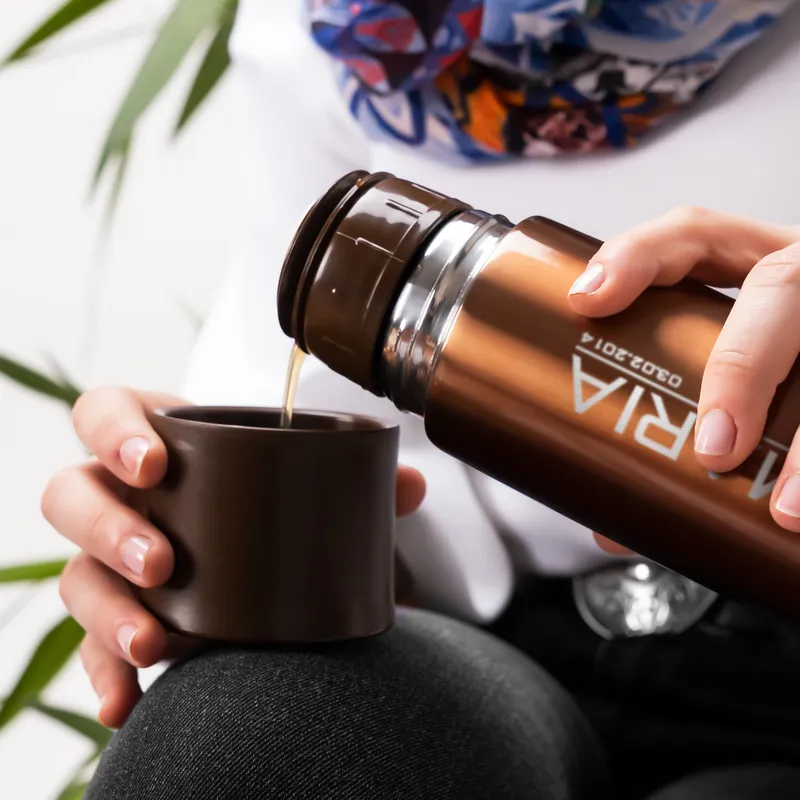 Personalized Name and Date Printed Steel Flask