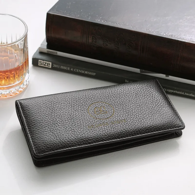 Personalized Name and Initial Wallet with Phone Compartment