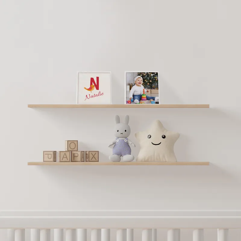 Personalized Name and Photo Customizable Baby Room Frame