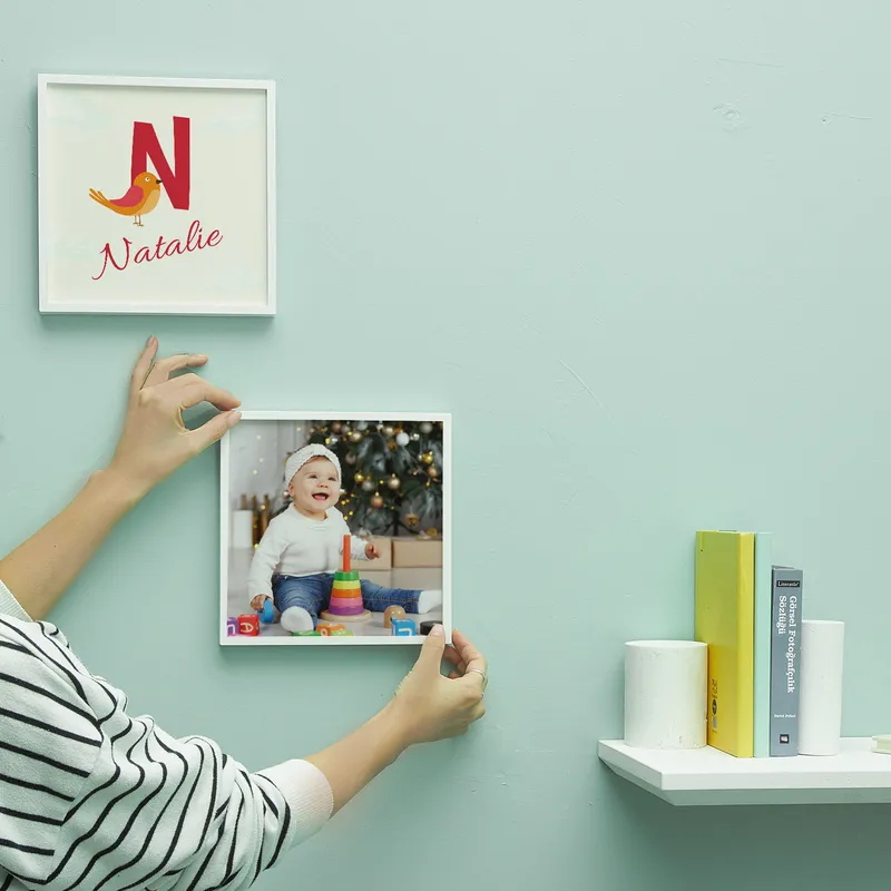 Personalized Name and Photo Customizable Baby Room Frame
