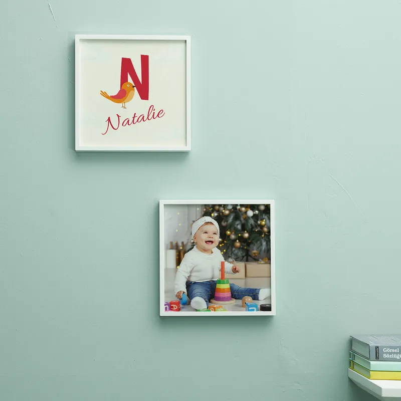 Personalized Name and Photo Customizable Baby Room Frame